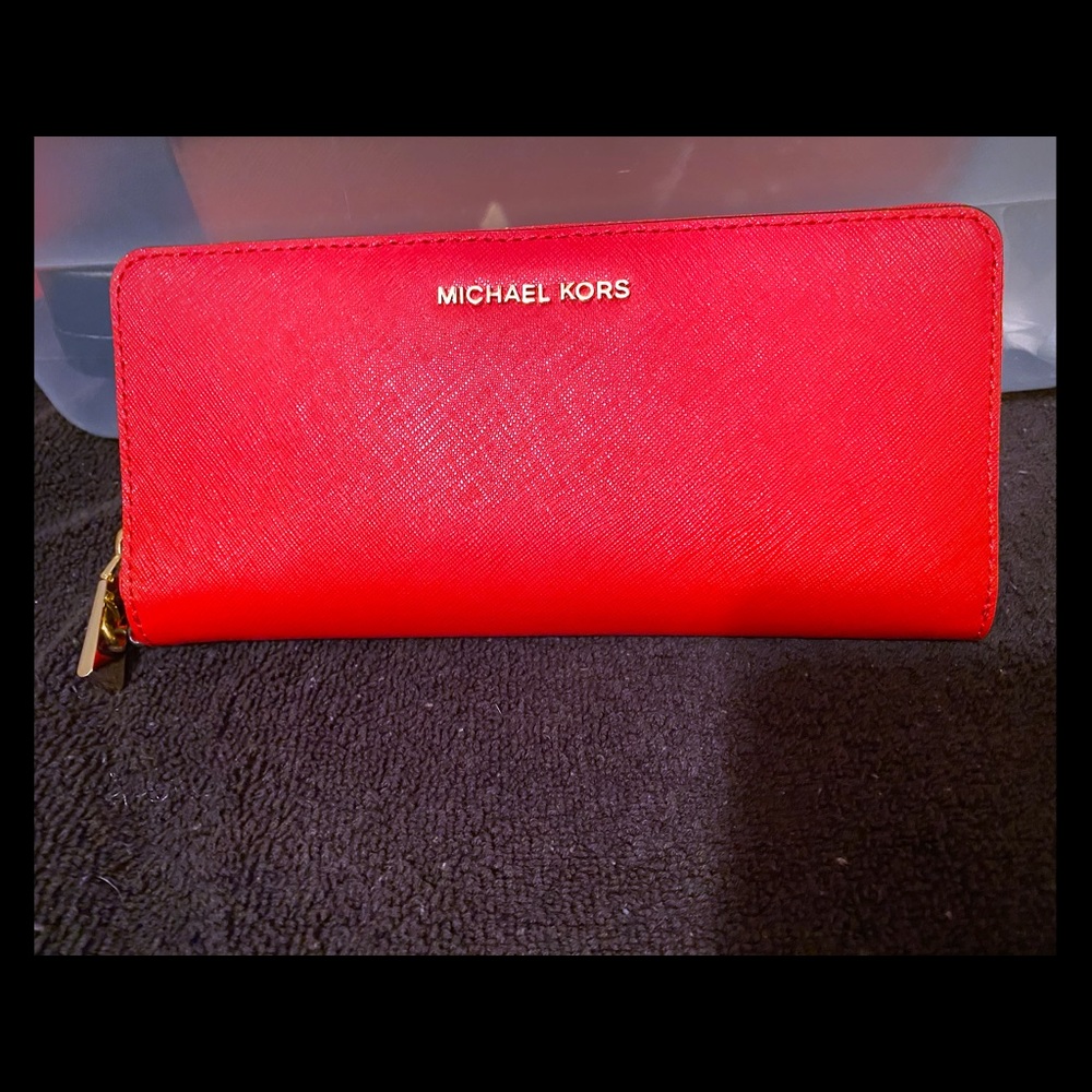 Michael Kors wallet (with handle).